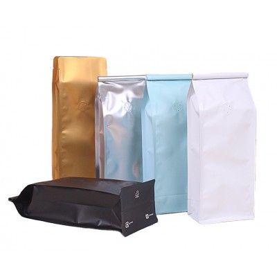 Hottest promotional products eight-sided paper stand up  packaging pouches